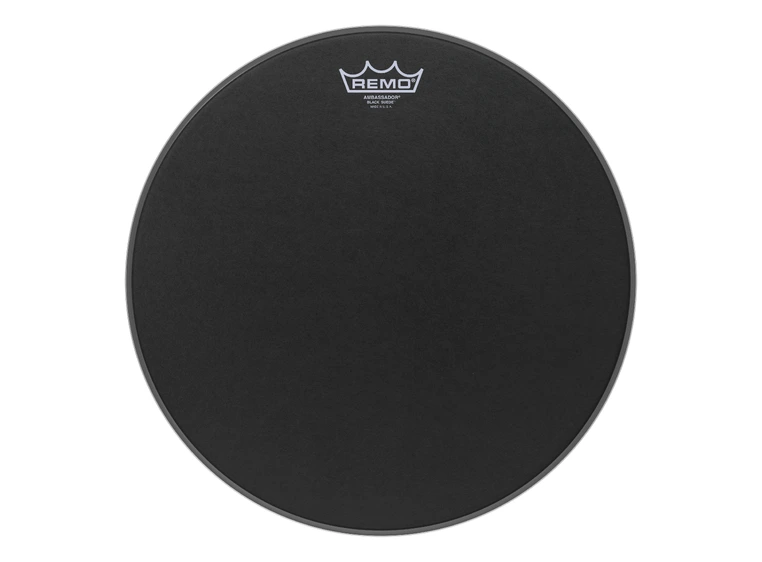 Remo BA-0815-ES Ambassador Black Suede 15 